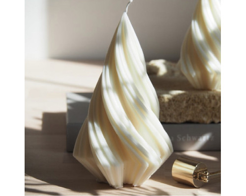 Lumanare parfumată Con în spirală 11.5x7cm, (diverse culori și arome) SA52