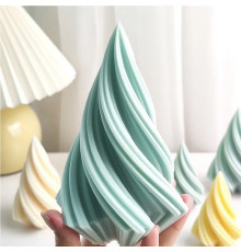 Lumanare parfumată Con în spirală 15х10cm, (diverse culori și arome) SA79