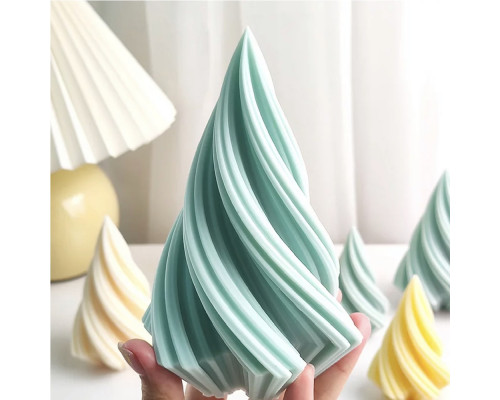 Ароматическая свеча Конус спиральный 15x10см (различные цвета и запахи) SA79