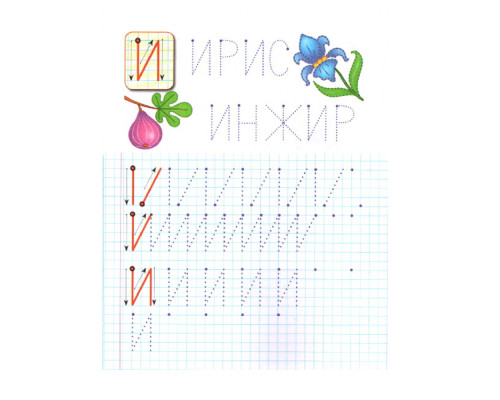 Прописи. Печатные буквы. N*5398