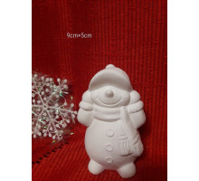 Гипсовые фигурки "Снеговик ничего не слышу" 1