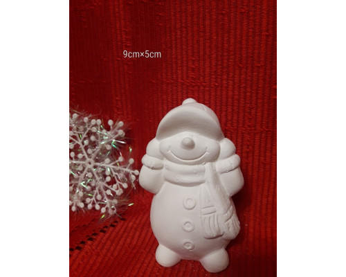 Гипсовые фигурки "Снеговик ничего не слышу" 1