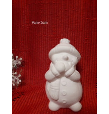 Гипсовые фигурки "Снеговик ничего не говорю" 3