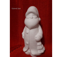 Гипсовая фигурка "Дед Мороз с елкой"