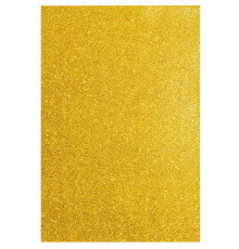741895 Foamiran auriu cu gliter, autoadeziv, 10foi, 200*300мм, 1,7мм, Santi 742691
