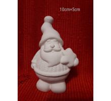 Гипсовые фигурки "Дед морозик со звездочкой"