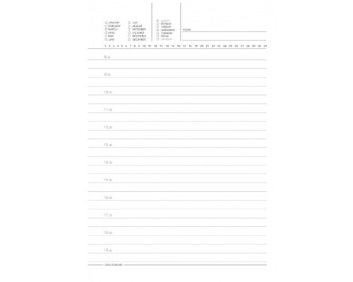 Agenda nedatata, A5, 160file, engl., 22257 (10)