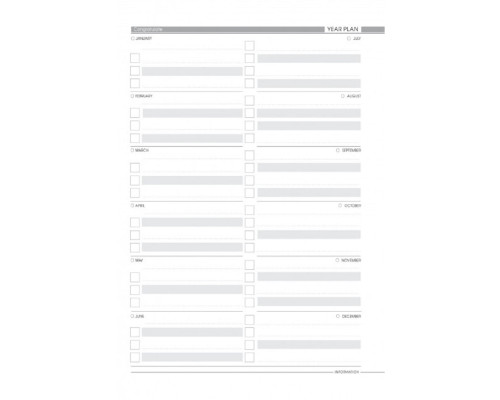 Agenda nedatata, A5, 160file, engl., 22267 (10)