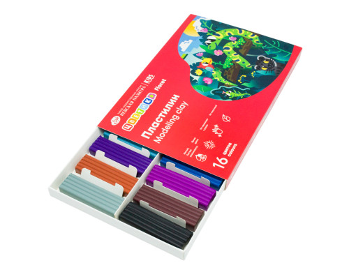 Пластилин Цветик 16цв. 240г. 32411674 (10)