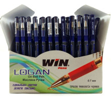 Pix pe baza de ulei, albastru, 0.7mm, LOGAN, WIN (36/72)