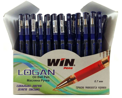 Pix pe baza de ulei, albastru, 0.7mm, LOGAN, WIN (36/72)