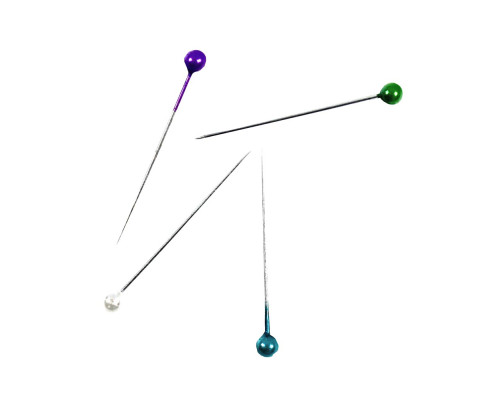 Булавки цветные 28мм, 100 шт., Norma 4848 (10/500)