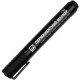 Marker permanent, 3mm, negru 4-104, 4Office (12/720)