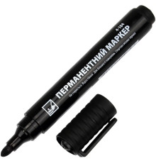 Marker permanent, 3mm, negru 4-104, 4Office (12/720)