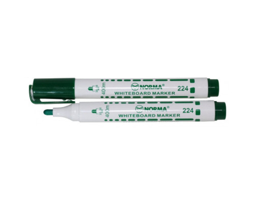 Marker pt tabla, 3,5mm, varf rotund, verde, 224-04N, NORMA (12/720)