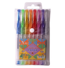 Set pixuri gel, 8cul., Glitter, cutie PVC, ГР45, УМКА (1/12/96)