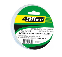 Banda adeziva dubla, pe bază de spumă, 24mm*2m 4OFFICE 4-396 (6/72)