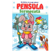 Pensula fermecata. A4. Iepuras iarna. N*8368