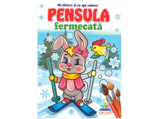 Pensula fermecata. A4. Iepuras iarna. N*8368 Pensula fermecata. A4. Iepuras iarna. N*8368