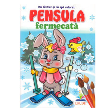 Pensula fermecata. A4. Iepuras iarna. N*8368