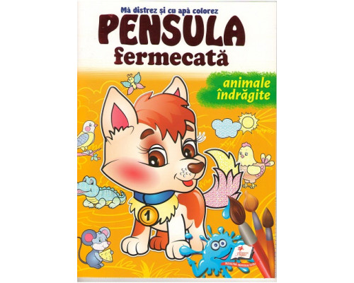 Pensula fermecata MARE A4 "Animale indragite" N*3523