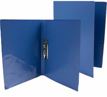 Мapa cu Clipsa si buzunar A4, 500mk., albastra, 4Office 4-221-06 (20)