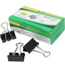 Зажим металлический 25 мм 12шт, 4Office 4-328 (12/240)