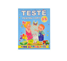 Teste pentru copii +100 autocolante 3-5 ani N*7562 (20x26)