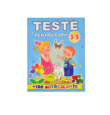 Teste pentru copii +100 autocolante 3-5 ani N*7562 (20x26)