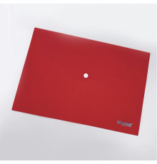 Папка с кнопкой А4 Norma красная 5102 - 01 (12)