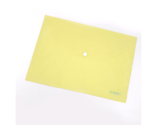 Папка с кнопкой А4 Norma желтая 5102 - 03 (12)