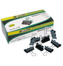 Clipse metalice 19 mm, 12buc. 4-327.4OFFICE