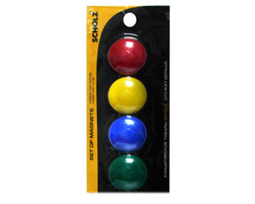 Набор магнитов. 4шт. диам. 40 мм. Scholz 4042 (20/200)