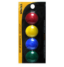 Набор магнитов. 4шт. диам. 40 мм. Scholz 4042 (20/200)