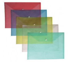 Mapa plic A5 transparent asorti, 4-205 4Office (12/480)