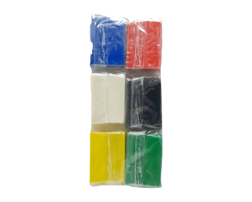 Набор пластилина воскового, 6цв. 300гр, "Jolliers" Kite K20-088