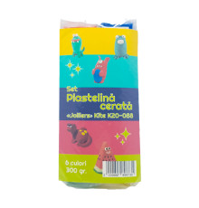 Set plastelina cerata 6culori 300gr) "Jolliers" Kite K20-088 (1/6)