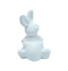 Figurina din gips "Iepure cu ou"