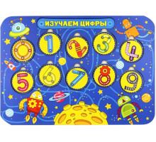 68440 Игра развивающая "Рамки-вкладыши. Изучаем цифры" Woodlandtoys*150101