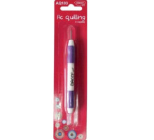 72279 Ac pentru quilling, cu 2 capete si varf lung, AQ105