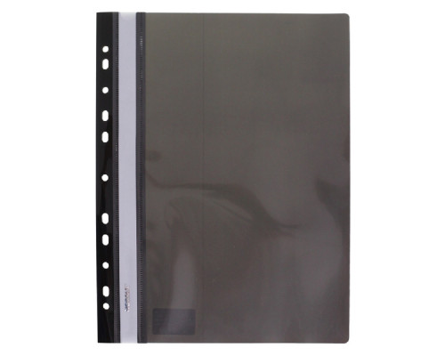 Mapa dosar A4, plastic cu europerforatie Norma 5262-09 neagra (10/240)