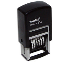 Numerator mini Trodat Printy 4836 (6 cifre) albastru 86681