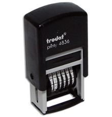 Нумератор мини Trodat Printy 4836 (6 цифр) синий 86681