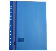 Mapa dosar A4, plastic cu europerforatie Norma 5262-06 albastra (10/240)