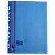 Mapa dosar A4, plastic cu europerforatie Norma 5262-06 albastra (10/240)