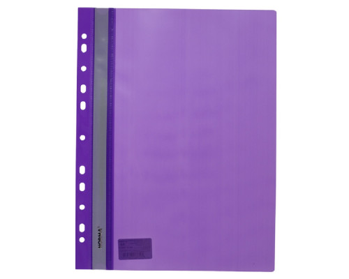 Mapa dosar A4, plastic cu europerforatie Norma 5262-07 violeta (10/240)