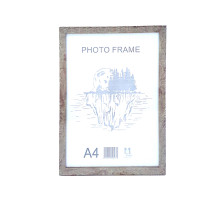 Фоторамка A4 21*30 c ножкой-подставкой серая 15-02-12 CM*8933
