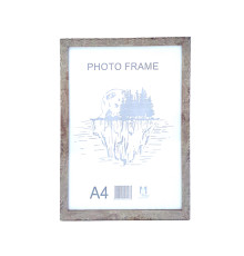 Фоторамка A4 21*30 c ножкой-подставкой серая 15-02-12 CM*8933