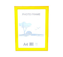 Фоторамка A4 21*30 c ножкой-подставкой желтая 20-01-08 CM*8988