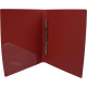 Папка-скорошиватель с карманом A4, 500мкн., крас., 4Office 4-213-01 (20)